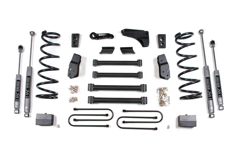 6 Inch Lift Kit Dodge Ram 2500/3500 03-07 4Wd Diesel 4 Inch Block 4 Inch Axle Fox 2.0 Performance 1
