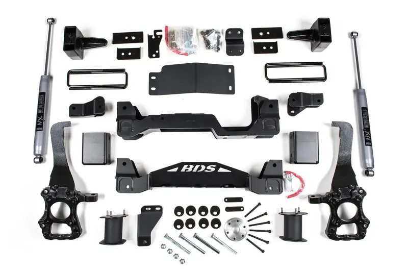 6 Inch Lift Kit Ford F150 2014 4Wd 5 Inch Block Kit Fox 2.0 Performance Shocks 1
