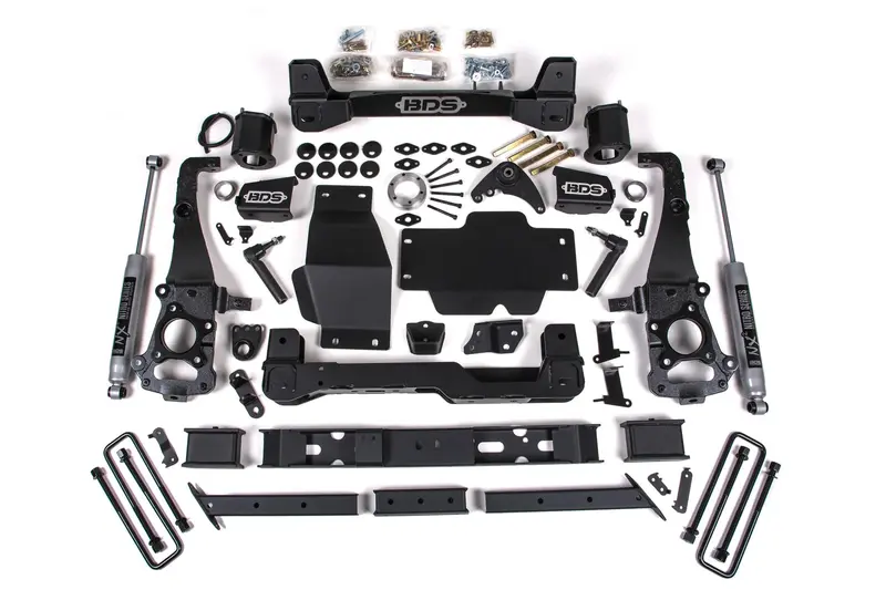 6 Inch Lift Kit Ford Ranger 19-23 4Wd Cast Steel Knuckle Nx2 Nitro Shocks 1