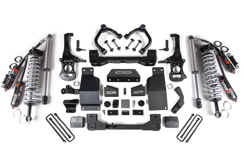 6 Inch Lift Kit Fox 2.5 Performance Elite Coil-Over Silverado/Sierra 1500 19-24 4Wd Diesel Fox 2.0 Performance Shocks 1