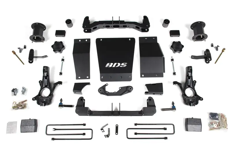 6 Inch Lift Kit Gmc Sierra 1500 14-18 4Wd Magneride Equipped Cast Steel Control Arm 1