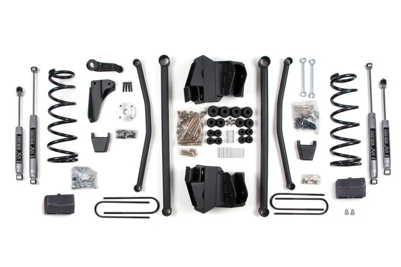 6 Inch Lift Kit Long Arm Dodge Ram 2500/3500 03-07 4Wd Diesel Rear Block 4 Inch Axle Fox 2.0 Performance 1