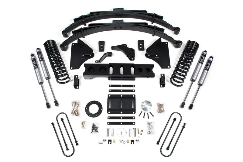 6 Inch Lift Kit Ram 3500 13-18 4Wd Diesel Leaf Springs 6 Bolt Fox 2.0 Performance Shocks 1