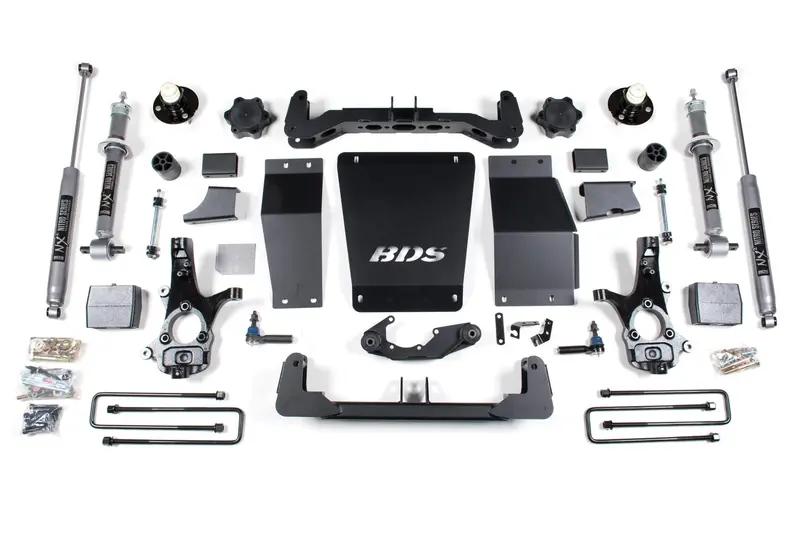 6 Inch Lift Kit Silverado/Sierra 1500 14-18 4Wd Aluminum/Stamped Steel Control Arm Block Nx2 Nitro 1