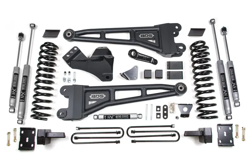 6 Inch Lift Kit W/ Radius Arm Ford F250/F350 Super Duty 05-07 4Wd Gas 4 Inch Block Without Overload Nx2 Nitro 1