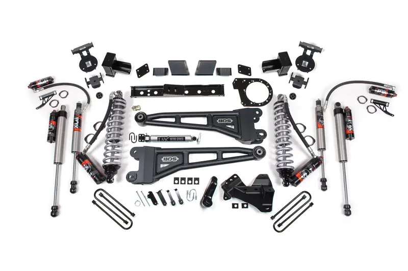 6 Inch Lift Kit W/ Radius Arm Fox 2.5 Performance Elite Coil-Over Conversion Ford F350 Super Duty Drw 20-22 4Wd Diesel Fox 2.5 Performance Elite 1