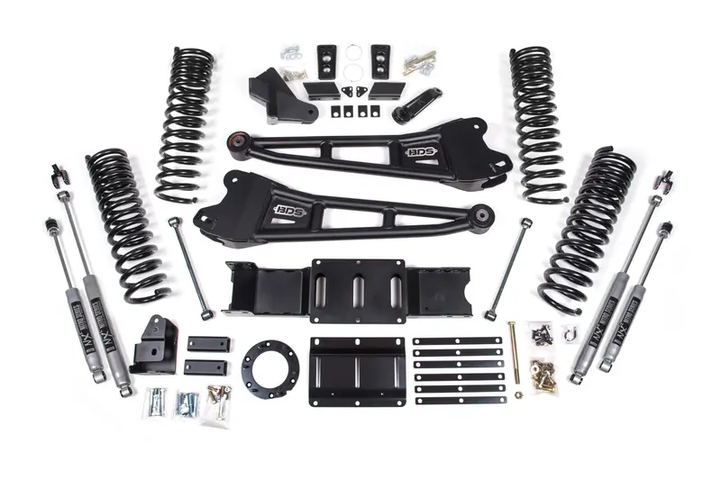 6 Inch Lift Kit W/ Radius Arm Ram 2500 19-24 4Wd Diesel Fox 2.5 Performance Elite Shocks 1