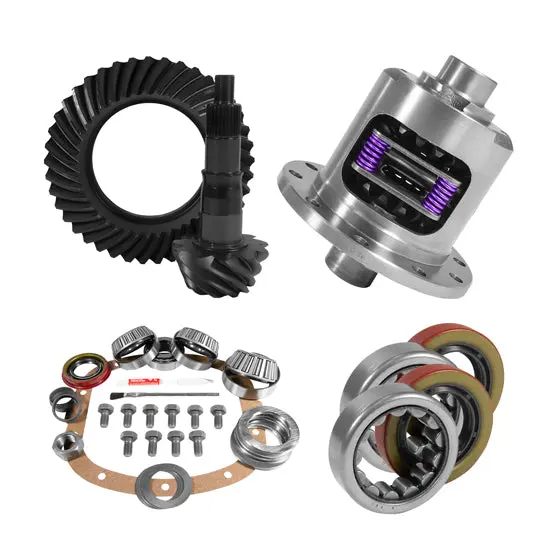 7.5 Inch Gm 3.42 Rear Ring And Pinion Install Kit 26 Spline Positraction 2.25 Inch Axle Bearings Yukon Gear & Axle 1