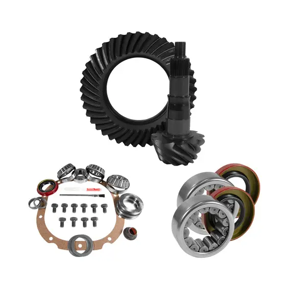8.8 Inch Ford 3.73 Rear Ring And Pinion Install Kit 2.99 Inch Od Axle Bearings And Seals Yukon Gear & Axle 1