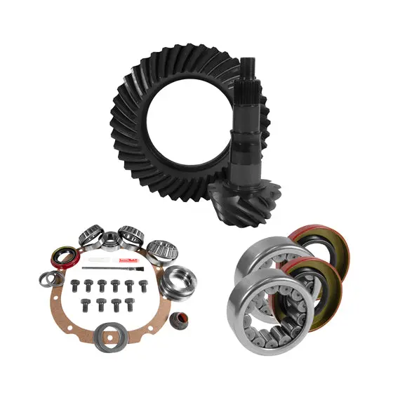 8.8 Inch Ford 3.73 Rear Ring And Pinion Install Kit 2.99 Inch Od Axle Bearings And Seals Yukon Gear & Axle 1