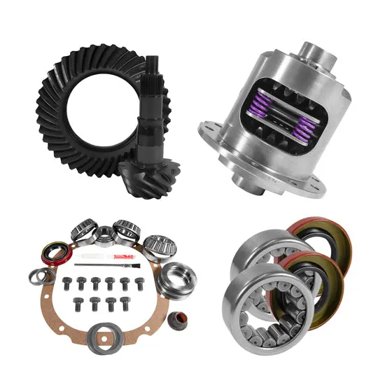 8.8 Inch Ford 3.73 Rear Ring And Pinion Install Kit 31 Spline Positraction 2.99 Inch Axle Bearings Yukon Gear & Axle 1