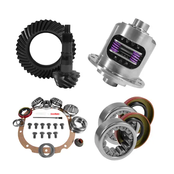8.8 Inch Ford 3.73 Rear Ring And Pinion Install Kit 31 Spline Positraction 2.99 Inch Axle Bearings Yukon Gear & Axle 1