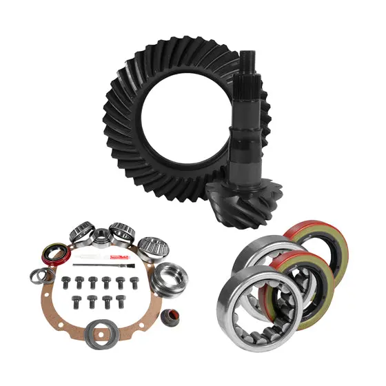 8.8 Inch Ford 4.88 Rear Ring And Pinion Install Kit 2.53 Inch Od Axle Bearings And Seals Yukon Gear & Axle 1