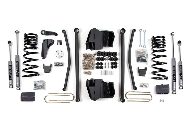 8 Inch Block Lift Kit Long Arm Dodge Ram 2500 09-13 4Wd Diesel Fox 2.0 Performance Shocks 1