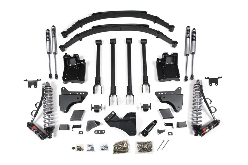 8 Inch Lift Kit 4-Link & Fox 2.5 Performance Elite Coil-Over Conversion Ford F250/F350 Super Duty 11-16 4Wdfox 2.5 Performance Elite Shocks 1