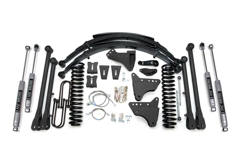 8 Inch Lift Kit W/ 4-Link Ford F250/F350 Super Duty 05-07 4Wd Diesel Fox 2.0 Performance Shocks 1