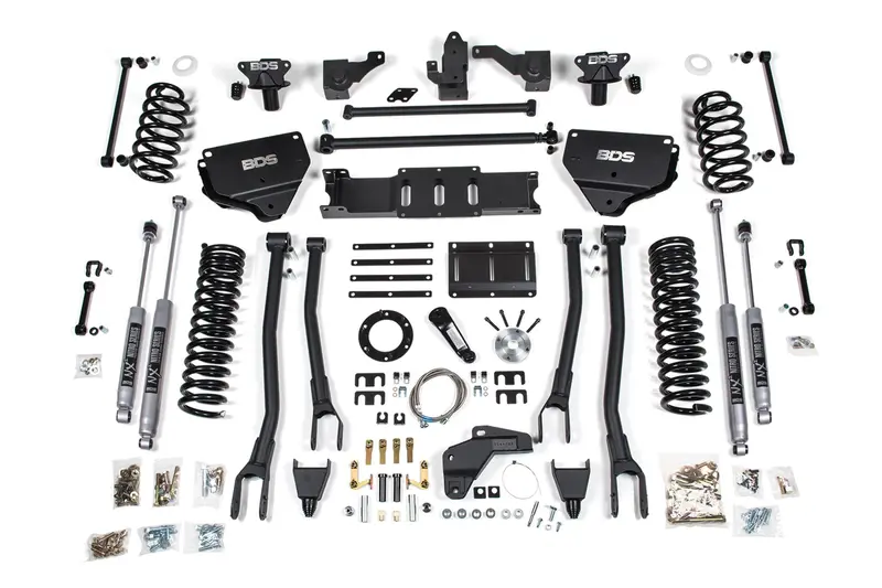 8 Inch Lift Kit W/ 4-Link Ram 2500 14-18 4Wd Diesel Fox 2.0 Performance Shocks 1