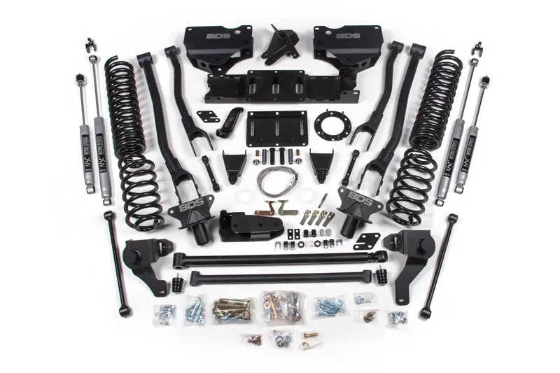 8 Inch Lift Kit W/ 4-Link Ram 2500 19-24 4Wd Diesel Fox 2.0 Performance Shocks 1