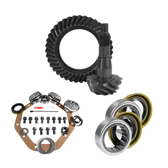 9.25 Inch Chy 3.91 Rear Ring And Pinion Install Kit 1.705 Inch Axle Bearings And Seal Yukon Gear & Axle 1