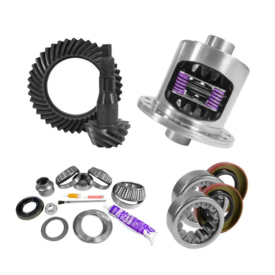 9.75 Inch Ford 3.73 Rear Ring And Pinion Install Kit 34 Spline Positraction Axle Bearings Yukon Gear & Axle 1