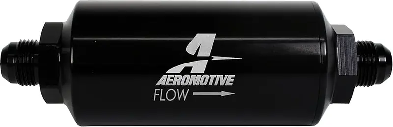 Aeromotive An‑08 Male 10‑Micron Microglass Fuel Filter – P/N 12375 1