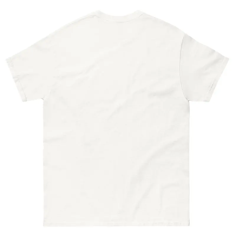 Allmag Usa Logo, White Classic Tee Shirt 2