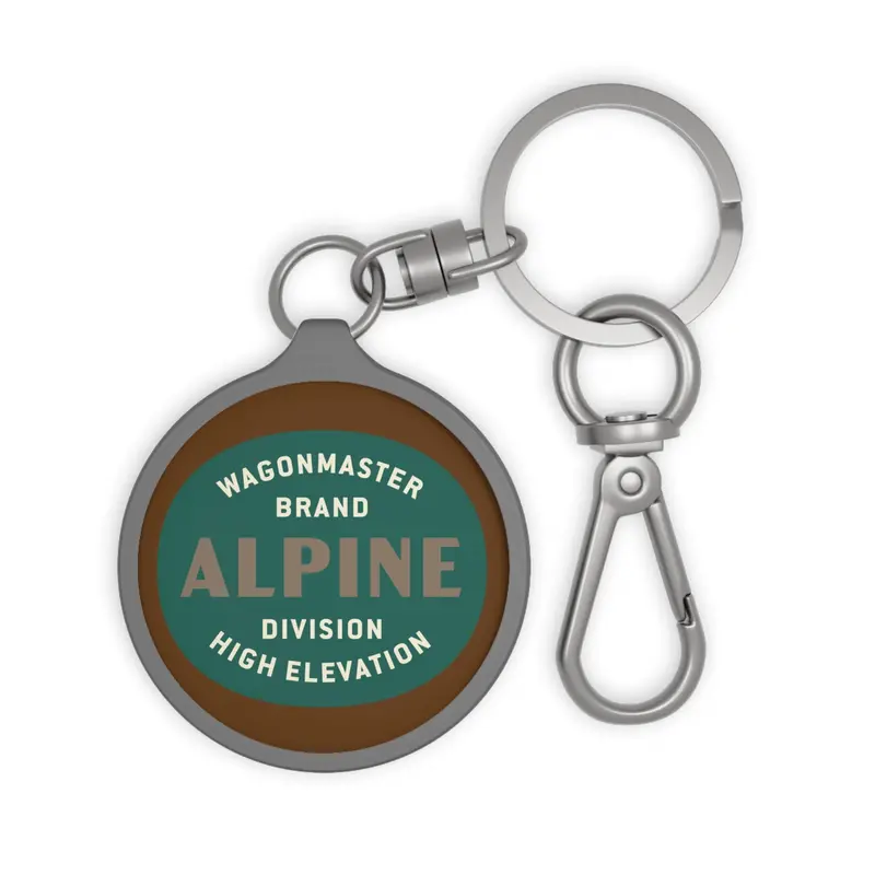 Alpine Wagonmaster Keyring Tag – Outdoor Adventure Keychain 1