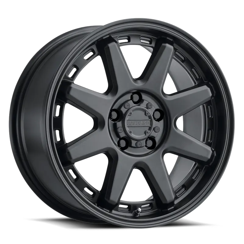 Aluminum Wheels 15X8 Scout 947B Satin Black -24 Offset 5 On 114.3 Bolt Pattern 78.1 Bore Raceline 1