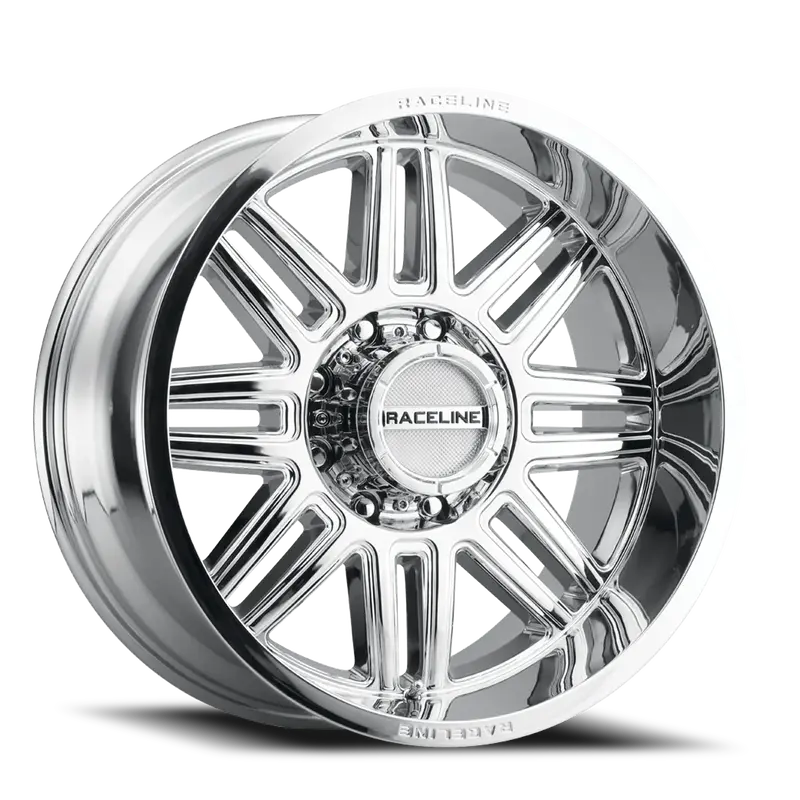 Aluminum Wheels 16X8 Split 948C Chrome 0 Offset 5 On 127 Bolt Pattern 78.1 Bore Raceline 1
