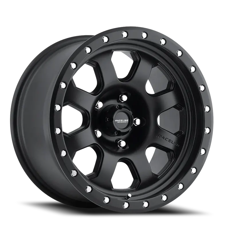 Aluminum Wheels 17X9 Avenger 929B Satin Black -12 Offset 5 On 127 Bolt Pattern 83.82 Bore Raceline 1