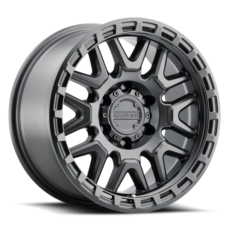 Aluminum Wheels 17X9 Krank 953B Satin Black -12 Offset 5 On 127 Bolt Pattern 78.1 Bore Raceline 1