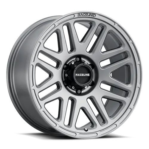 Aluminum Wheels 17X9 Outlander 944Gs Greystone Gray 0 Offset 8 On 165.1 Bolt Pattern 125.2 Bore Raceline 1