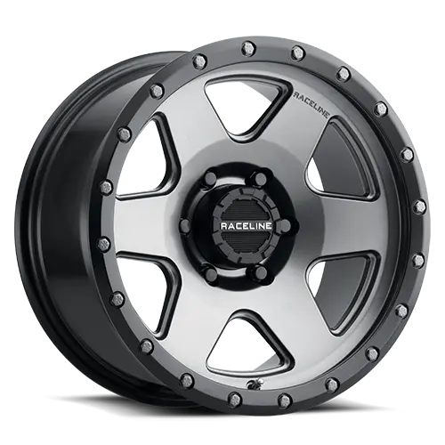 Aluminum Wheels 18X8 Boost 946G Satin Gunmetal Gray 6 Spoke 35 Offset 6 On 120 Bolt Pattern 67.1 Bore Raceline 1