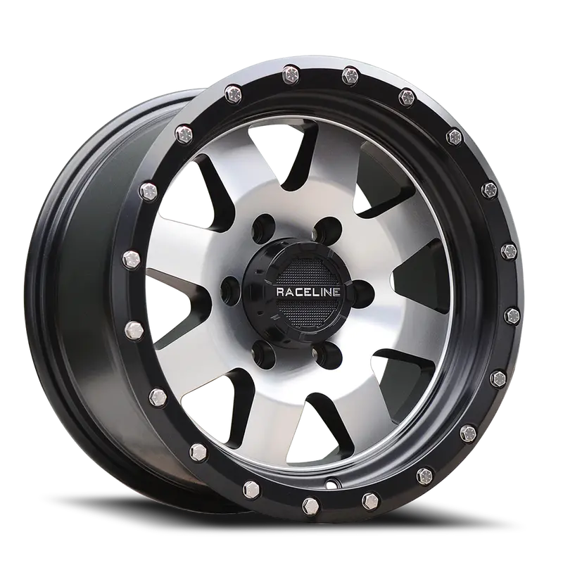 Aluminum Wheels 18X9 Defender 935M Machined Face Black Multi Spoke 18 Offset 5 On 127 Bolt Pattern 83.82 Bore Raceline 1