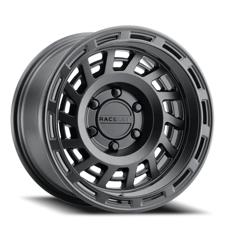 Aluminum Wheels 18X9 Halo 957B Satin Black 18 Offset 5 On 150 Bolt Pattern 110.3 Bore Raceline 1
