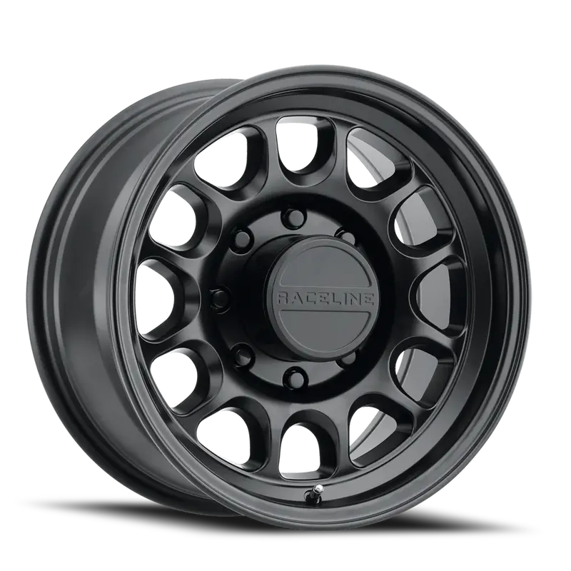 Aluminum Wheels 18X9 Rogue 958B Satin Black 18 Offset 8 On 165.1 Bolt Pattern 130.81 Bore Raceline 1