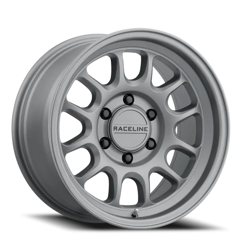 Aluminum Wheels 18X9 Rogue 958T Titanium Gray 18 Offset 5 On 150 Bolt Pattern 110.5 Bore Raceline 1
