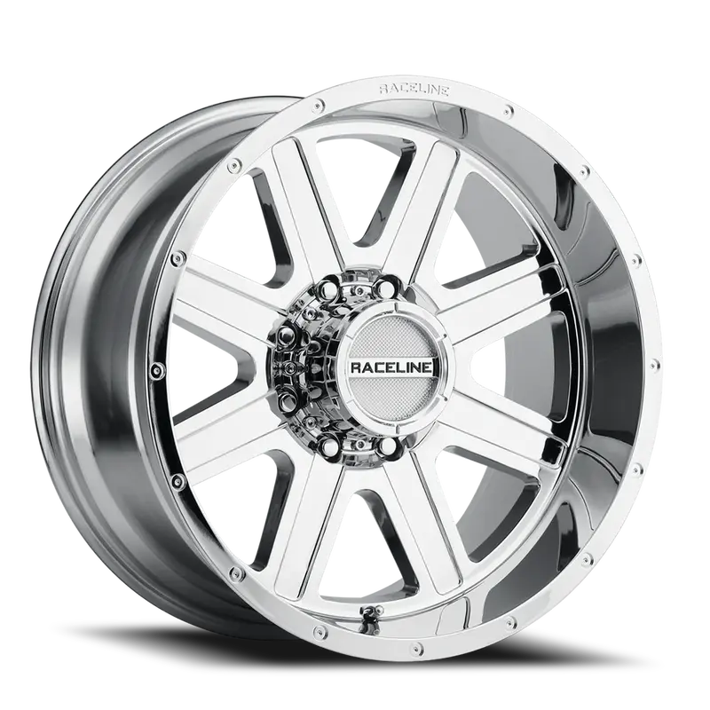 Aluminum Wheels 20X10 Hostage 940C Chrome -19 Offset 8 On 170 Bolt Pattern 125.2 Bore Raceline 1
