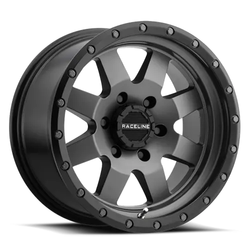 Aluminum Wheels 20X9 Defender 935G Gunmetal Gray Multi Spoke 18 Offset 5 On 127 Bolt Pattern 83.82 Bore Raceline 1