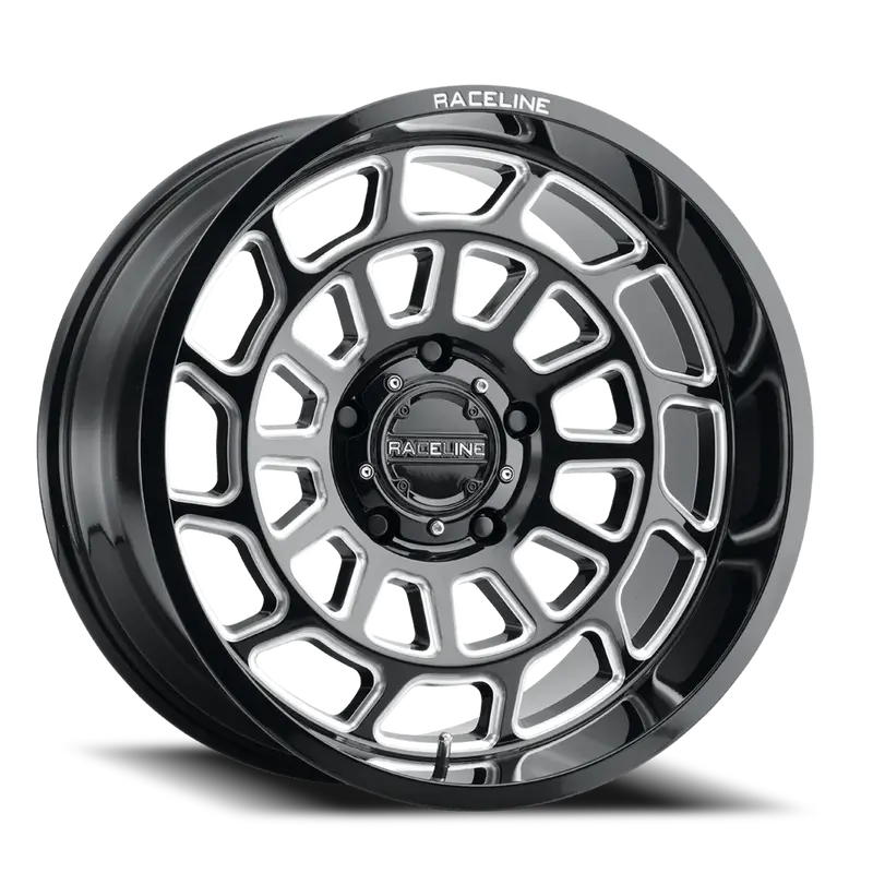 Aluminum Wheels 22X12 Warp 955M Milled Gloss Black -44 Offset 8 On 170 Bolt Pattern 125.2 Bore Raceline 1