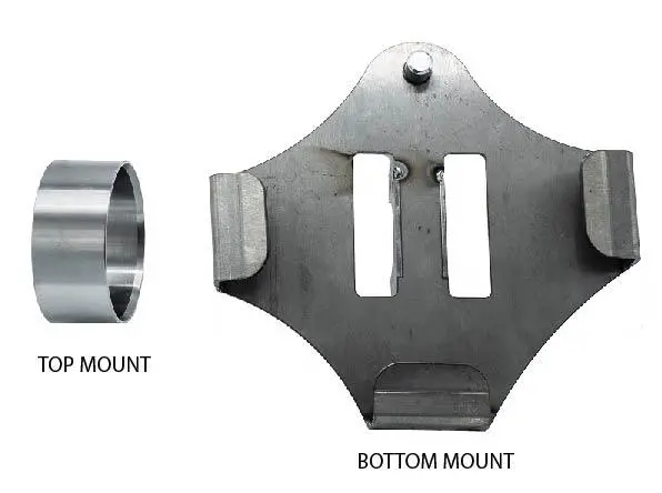 Atv/Utv Jack Mount Weld On Manual Jack Chassis Mount Kit Universal 2 Mounts Included Agm Products 1