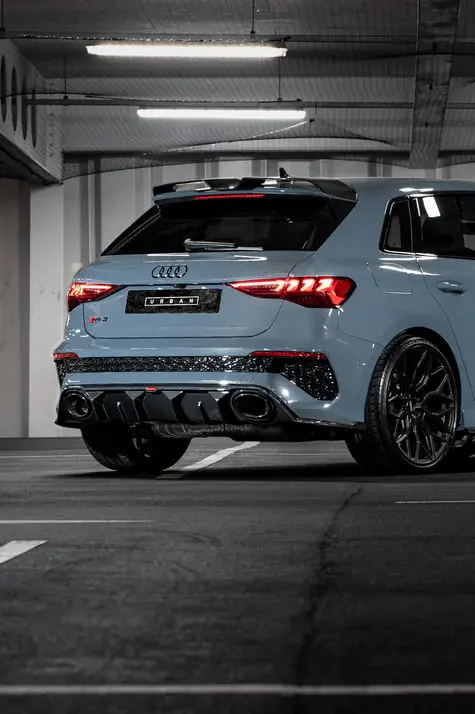 Audi Rs3 Sportback Carbon Urban Rear Diffuser 1