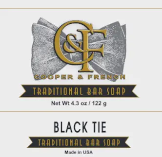 Black Tie Bar Soap 1