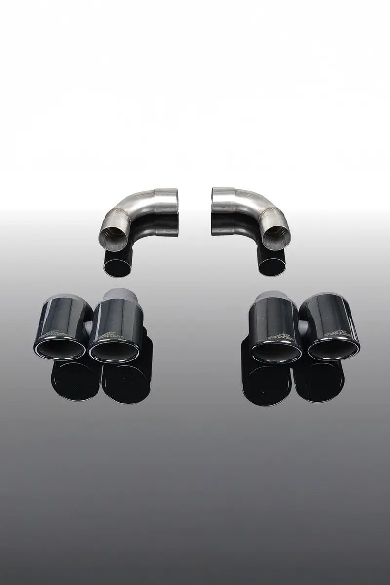 Bmw 330D / M340d G20 Ac Schnitzer Quad Tailpipes Black 1