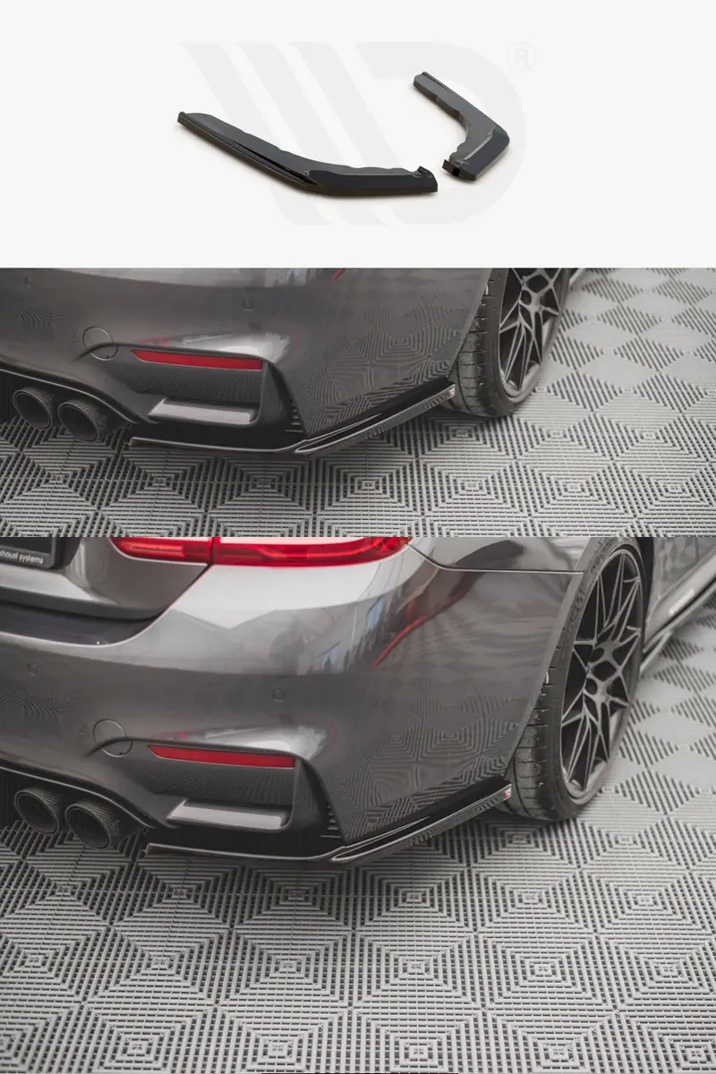 Bmw F82 M4 Maxton Design Rear Side Splitters 2