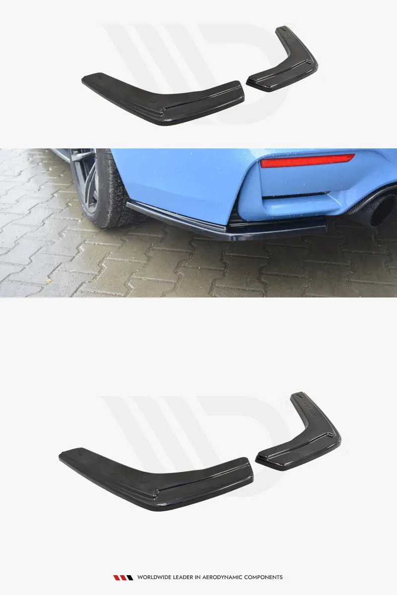 Bmw F82 M4 Maxton Design Rear Side Splitters 3
