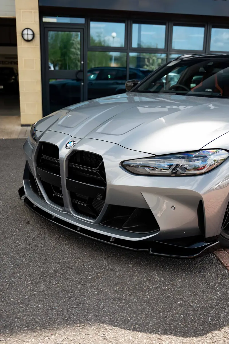 Bmw G81 M3 Competition Maxton Design Gloss Black Front Splitter 3
