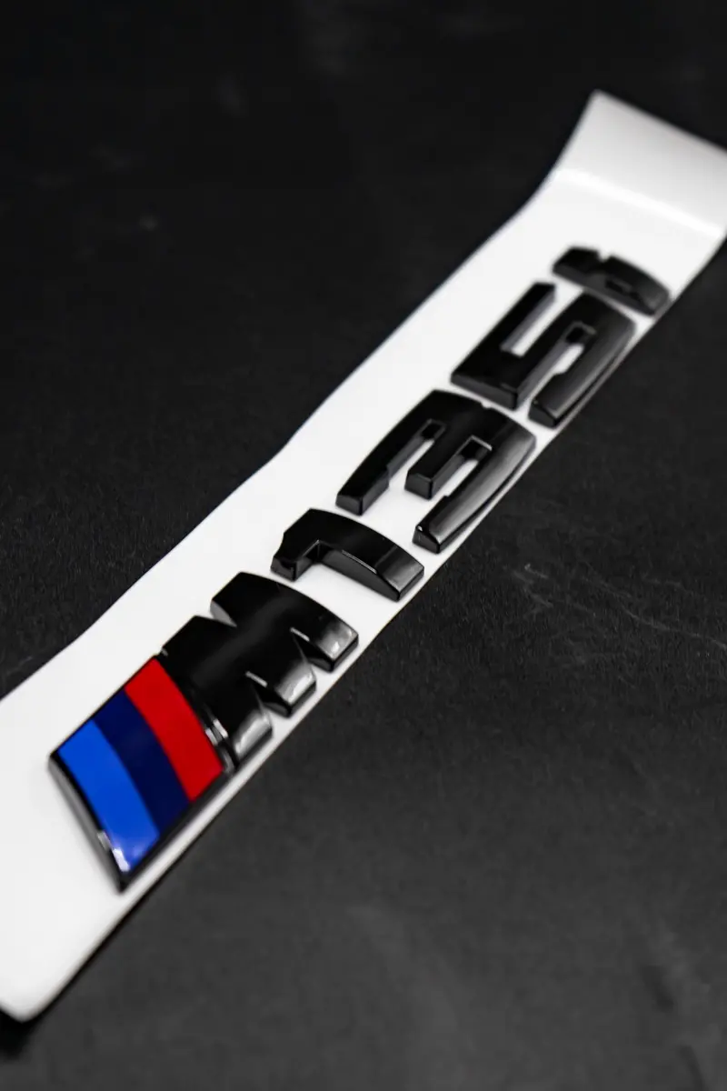 Bmw Genuine Gloss Black M135 Badge 1