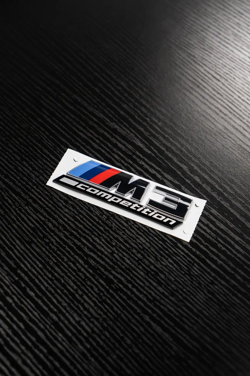 Bmw Genuine M3 Competition Lci Gloss Black Rear Badge 1