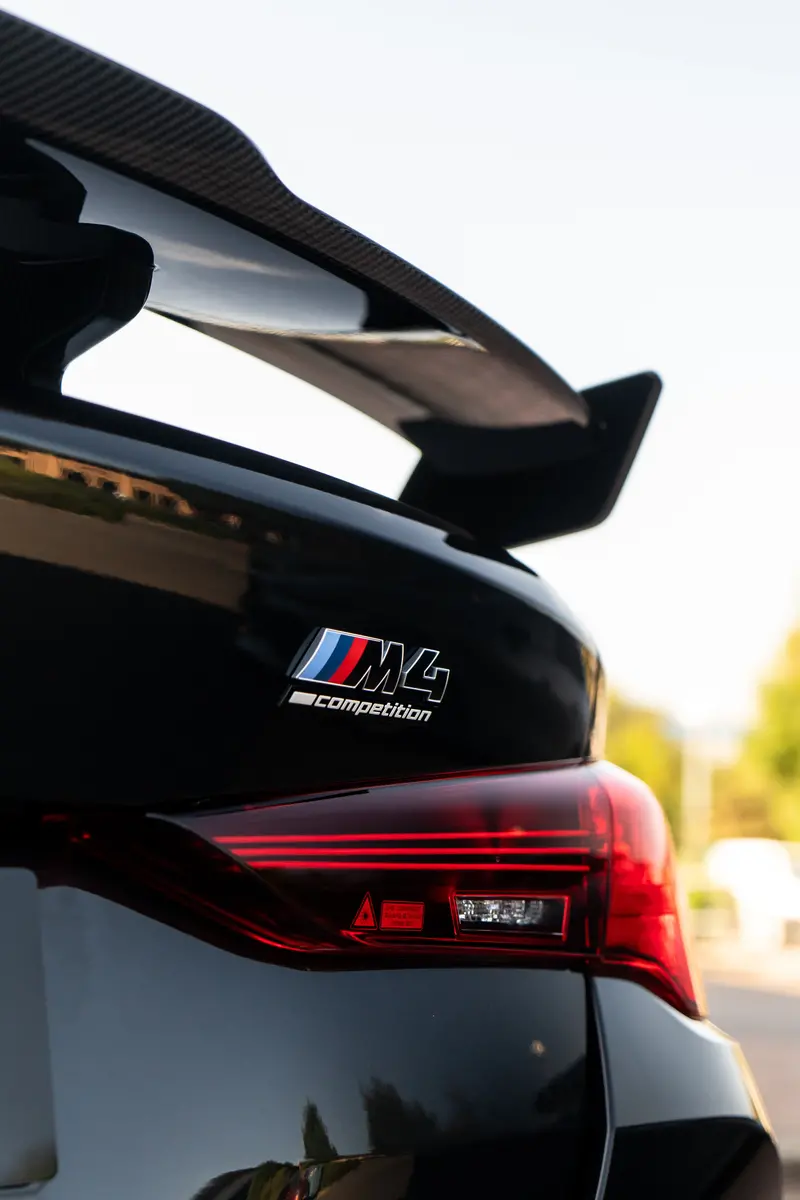 Bmw Genuine M4 Competition Lci Gloss Black Rear Badge 1